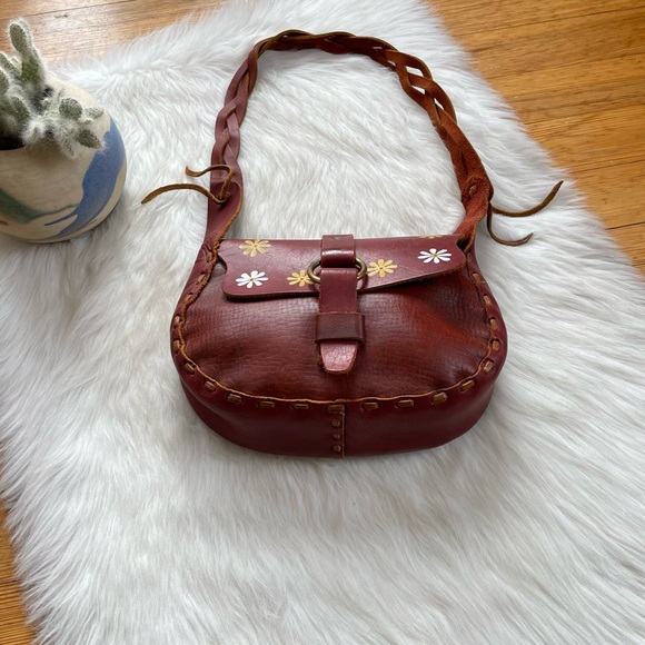 LIKE NEW Vintage handmade leather bag - Picture 3 of 11